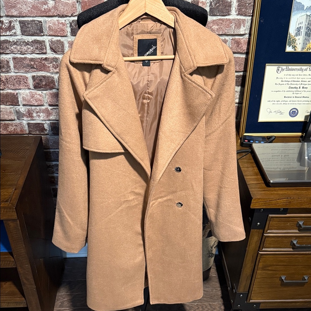 Collection B Camel Trench Coat